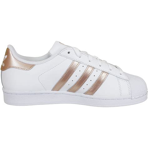 adidas superstar gold weiß damen foot locker|Adidas gold metallic superstar.